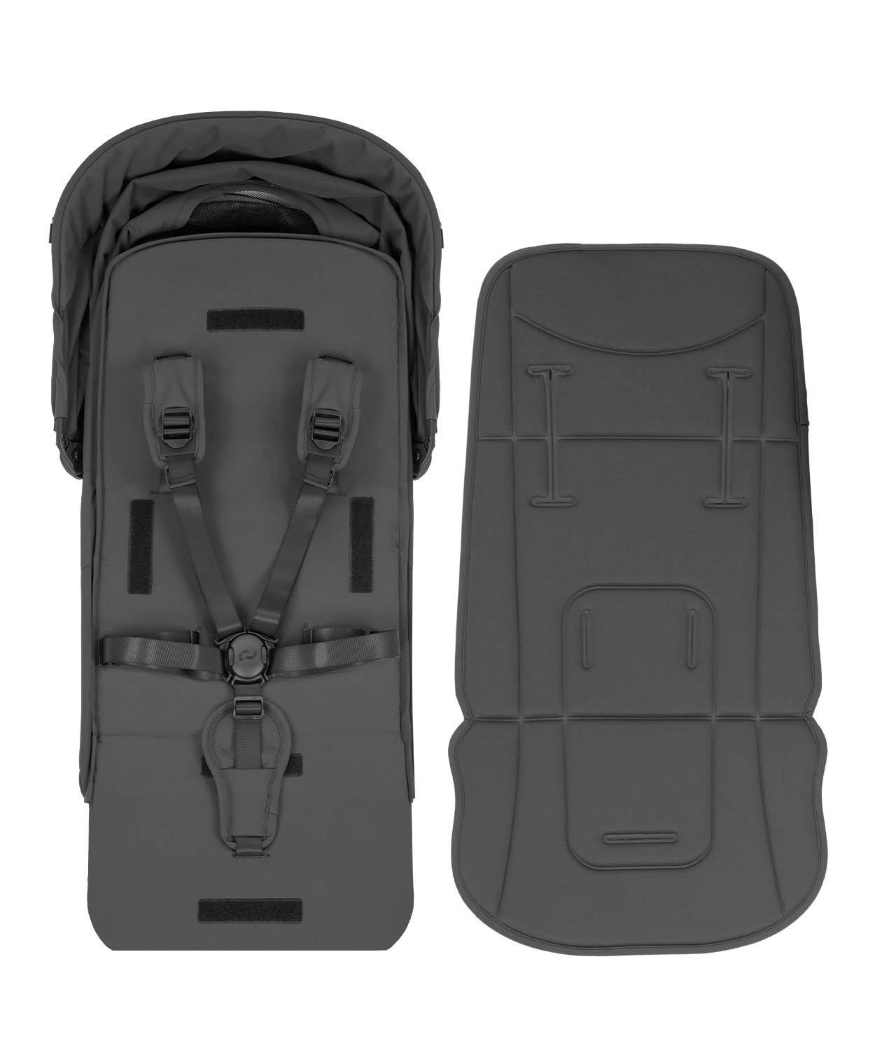 Прогулочная коляска Magia 2025 Текстиль прогулочного блока снимается для ухода.